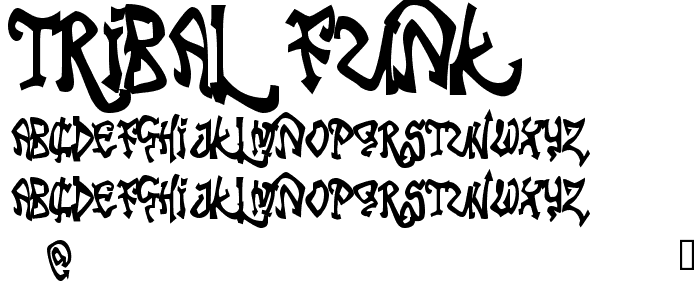 Tribal Funk font